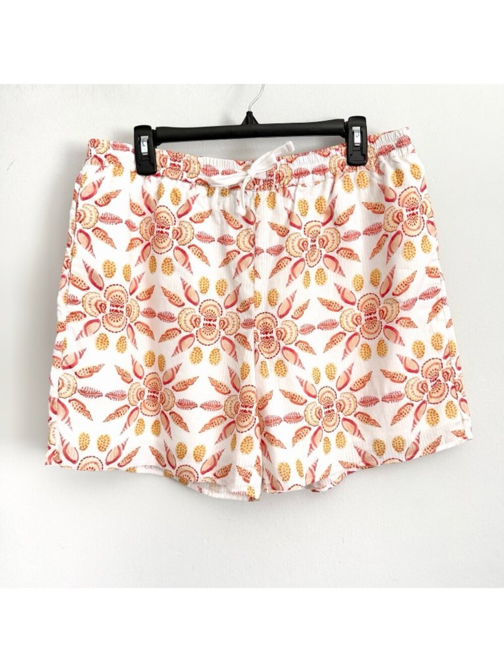 NEW Hill House Leo Shorts in Orange Shell Mosaic Women’s Size Medium